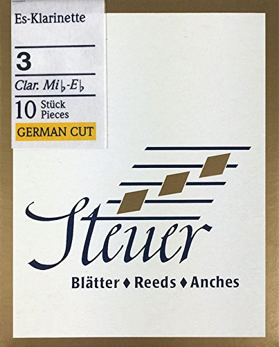 Steuer reed EB clarinet Solo White Line 3 pack of 10
