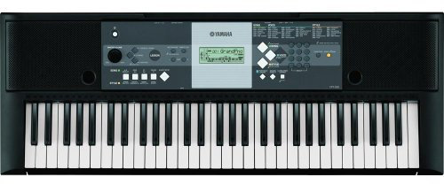 Yamaha YPT-230 Portable Keyboard w/AC Adapter and Stand