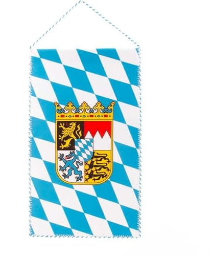 Everflag Tischbanner 25x15 : Bayern mit Wappen