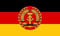 U24 Aufkleber DDR NVA Flagge Fahne 15 x 10 cm Autoaufkleber Sticker