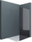 doporro Box Doccia Walk-In 120x200 cm, Parete Doccia Fissa in Vetro Temperato Fumé 8 mm con Barra Stabilizzatrice Regolabile e Profilo Cromato – Bremen01VG