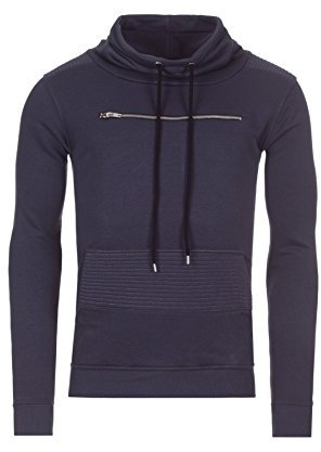 Yazubi Herren Sweatshirt Hoodie Kallari, Grau (Anthra 10003), S