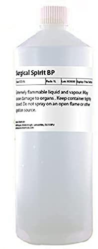 Surgical Spirit 1L - Antiseptic Disinfectant Solution for Wounds, Skin Irritations, Minor Cuts, and First Aid Care