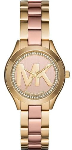 Michael Kors Femme Analogique Quartz Montre avec Bracelet en Acier Inoxydable MK3650
