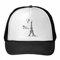 DIYthinker Strichzeichnung Eiffelturm Silhouette Frankreich Paris Trucker-Mütze Baseballkappe Nylon-Mesh-Kühler Hut justierbare Kappe Kinder