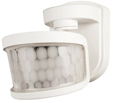NSLW2000 PIR Lighting Controller Switch 180° (White) - packaged as Newlec NLPIRW2A