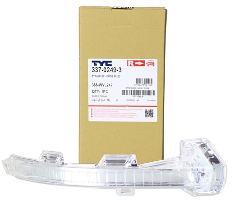 TYC 337-0249-3 Blinker mit LED Kompatibel mit VW Passat Variant 3G5, CB5 | 337-0249-3 für Passat Limo Variant Alltrack (3G, Cb)