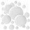 Newthinking 16 PCS Paper Lanterns Decorations, Hanging White Paper Lanterns, 6 8 10 12 Different Sized Round Paper Lanterns for Weddings, Party Decorations, Festival