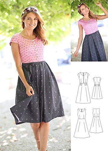 Pattern Company Schnittmuster 02905 hübsches Dirndlkleid, Damenkleid Gr. 34-48 (ohne Schürze)