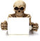 Skeleton Skulls Dekorativer Toilettenpapierhalter, Scary Halloween Decorations Badezimmer Wandtafeln Accessoires, Skulpturen und Neuheiten Badaccessoires oder Spooky Skulls & Skeletons