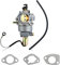 Carkio Vergaser mit Dichtung Ersatz für MTD 951-12771A 751-12823 Kompatibel mit Craftsman Huskee Troy-Bilt Yard-Man
