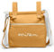 Bolsa panera de polipiel personalizada con nombre bordado - Bolso carro - Talega carrito de bebé - Mostaza - Nenel