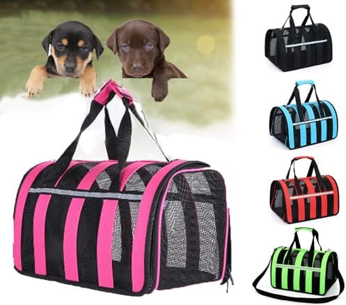 Borsa da Trasporto per cani gatti piccola taglia pieghevole traspirante borsa trasporto