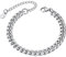 ChainsHouse Cuban Link Chain Bracelet for Mens Women Stainless Steel Gold Bracelets Motorcycle Curb Chains 6mm 16cm