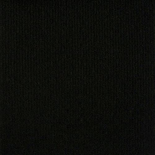 Black Cord Carpet Temporary Thin Flooring Exhibition Event Budget Flooring (2.5m x 4m / 8ft 2 x 13ft 1)