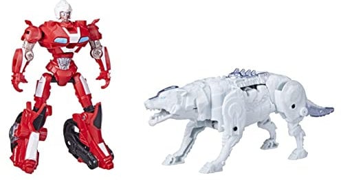 Transformers: Aufstieg der Bestien, Beast Alliance, Beast Combiner 2er-Pack Arcee Spielzeug zum Film, ab 6, 12,5 cm