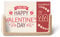 Heart Lock Happy Valentine's Day Love 2022 Desk Calendar Planner 12 Month