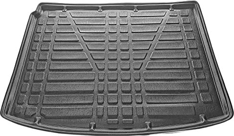apline Tronco Alfombra De Carga para Peugeot 206 Sedán 2007-2015 Flexible Bandeja Maletero Trasero Negro