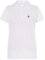 S&C - Polo Donna Manica Corta - Polo Donna Custom Fit Leggermente vestibilità - Bordatura a Maniche e Collo a Costine - Made in Cotone e in Spagna, Bianco, L