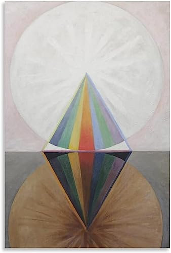 LVTFCO Hilma Af Klint Poster Abstrakte Wandkunst Hilma Af Klint Drucke Hilma Af Klint Leinwand Painitng Für Zuhause Wanddekoration Bild 50x70cmx1 Kein Rahmen