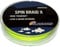 Olanmarp Spin Braid X Farbe Chartreuse 250 m - Geflochtene Angelschnur, dünn und geschmeidig für alle Angelarten (4 Fach geflochten, 0,20 mm - 12,3 kg)