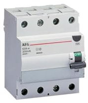 FI-Schalter 4P Typ A 40A 300mA 4TE AEG FP A 4 40/300