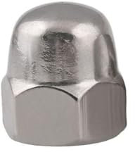 LXURY 1/2 Stück M10 x 1,25/M12 x 1,25 mm Sechskant-Hutmutter mit Feingewinde, 304 Edelstahl, DIN1587, Sechskant, dekorative Halbkreiskappe, Abdeckmutter, Kuppelmutter (Size : M10x1.25mm(1pcs))