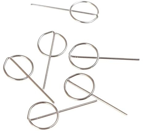MJ Vision 6 Pack SIM Card Ejector Pin, Universal, Set of 6 Pins