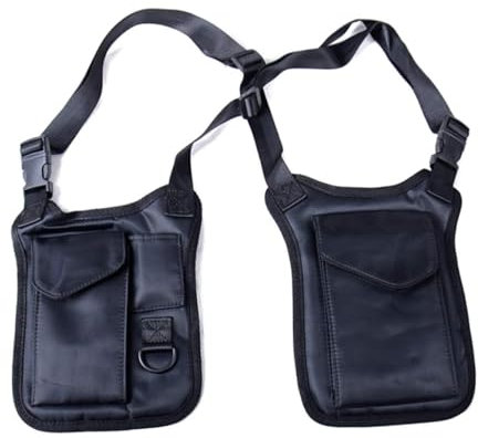 Pettaku Versteckte Unterarm-Umhängetasche Männer versteckte Aufbewahrungstasche Holster Herren linker rechts Nylon Umhängetasche Anti-Diebes-Beutel-Chest-Beutel Mehrzweck für Männer
