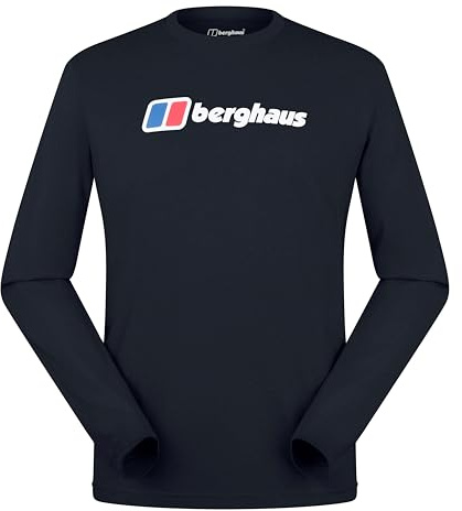 Berghaus Herren Big Logo Langarmshirt (1er Pack)