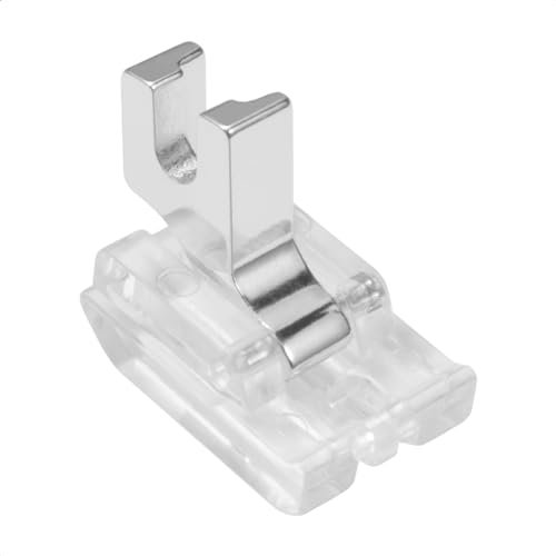 FIKLOTA Pied presseur transparent pour fermeture éclair invisible pour machines à coudre Singer, Brother, Janome, Juki, Babylock, Elna, Kenmore, White, Necchi, Simplicity, Riccar, Toyota et autres