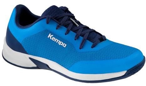 Kempa Unisex Kourtfly Three Sport-Schuhe, blau/weiß, 49 EU