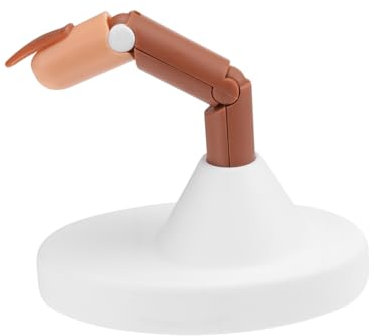 PLAFOPE Manicure Practice Finger Fake Nail Art Finger Training Hand Model White Base for Nail Tools Manicure Supply