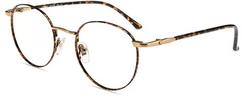 Firmoo Lesebrille mit Sehstärke 0.75x Blaulichtfilter Sehhilfe Gläser Lesehilfe Lesebrille Blendfrei Kratzfest