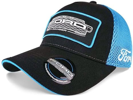 Ford Outdoor Baseball Cap Schwarz Hellblau verstellbar