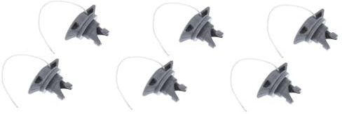 TOKIDNY 6 Pcs Rotary Bonnet Kayak Eyelets Boat Adapter Cap Lounger Stand up Pump Air Fittings Inflatable Pool Air Pump Lnob Float Canoe Accessories Light Grey Environmental Protection Pvc