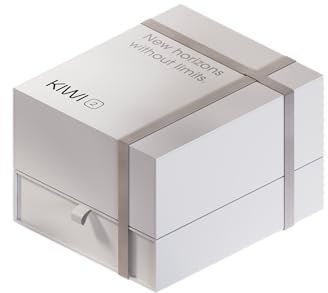 KIWI 2 Gift Box - Coffret cadeau avec cigarette électronique KIWI 2 Starter Kit, 2 Pod de Remplacement, 20 Cotton Tips, 1 Powerbank Cover (Gold Rose)