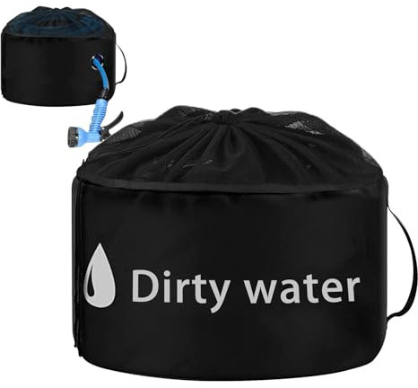 RV Storage Utility Bag - Sewer Pipe Organizer Bag, Garden Hose Drawstring Bag | Waterproof Electrical Cords and Accessories RV Storage Bag, Dust Bag Drawstring Organizer for Jumper Cables Pipes