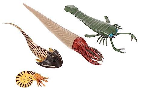 Alasum 4stücke Realistische Prähistorische Meeresbewohner Modelle Aus Pädagogisches Lernspielzeug Und Bunte Desktop-Adornments Für Junge Mädchen Ab Vorschulalter