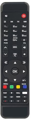 VINABTY Remplacer la télécommande pour AMIKO Mini 4K UHD S2X, Mini HD265, CCC Remote