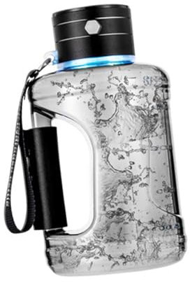 PEPWE Bottiglia d'acqua a idrogeno con generatore di ioni per migliorare l'acqua ricaricabile da 1,5 l