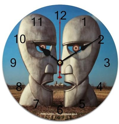 AFLJNYNN Umweltfreundliche PVC-Wanduhr von Pink Floyd kombiniert leisen Betrieb und minimalistisches Design, perfekt für Schlafzimmer, Wohnzimmer oder professionelle Einrichtungen.