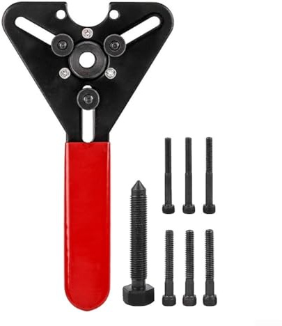 Sileduove 3-Loch Auto A/C Kompressor Kupplung Demontage Werkzeug Set Automotive Klimaanlage Handschlüssel Metall Schwarz