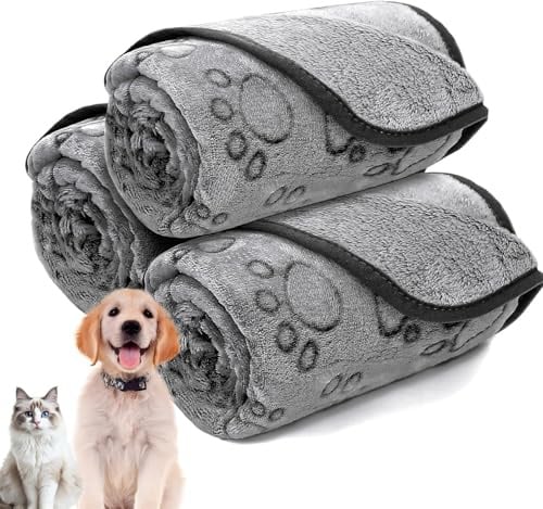 Couverture pour Chien et Chat, 77 x 55 cm - Couverture Douce en Flanelle | Compagnie Lavable, Couvertures pour Animaux pour Petits Chiens et Chats, Tapis de Couchage Doux et Chaud pour