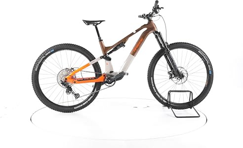 HAIBIKE E Bike Lyke CF 10 E-Bike Fully Damen Herren 29 Zoll Elektrofahrrad, FAZUA 60 Nm 430 Wh, 12 Gänge, Federgabel Hydraulische Scheibenbremse Carbon 169-178 cm braun (Generalüberholt)