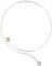 LES POULETTES BIJOUX - Collier Ras de Cou Argent 925 2 Perles de Culture 11 mm - Classics - Rose