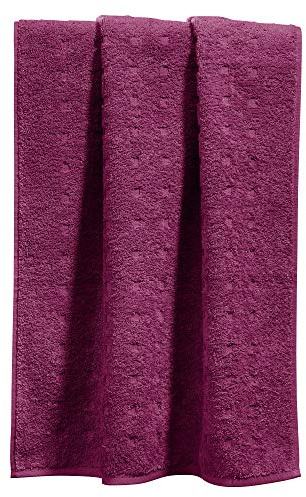Möve Duschtuch Quadretti Walk-Frottier Fuchsia Größe 67x140 cm