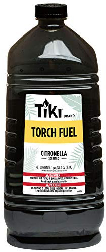 TIKI Carburant pour chalumeau à la citronnelle – 3,6 l, facile à verser, durable pour torches d'extérieur et lampes de table, avec huile de citronnelle et de citronnelle, pour terrasse, jardin et