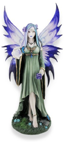 Veronese Design Anne Stokes `Mystic Aura` Fantasy Fairy Statue