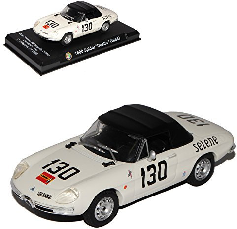 alles-meine.de GmbH Alfa Romeo 1600 Spider Duetto Weiss Nr 130 1966 1/43 Modellcarsonline Modell Auto
